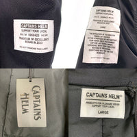 CAPTAINS HELM キャプテンズヘルム SEVEN A WEEK FISH TAIL MIL JKT セブンアウィーク フィッシュテール ミル ジャケット ブラック CH24-AW-J05 Size L 福生店