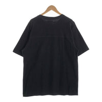 STUSSY ステューシー Reverse Terry Football 刺繡ロゴ フットボールTシャツ ブラック 1140005 Size XL 福生店
