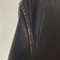 AVIREX アヴィレックス レザー カーコート 牛革 ブラック sizeXL 瑞穂店