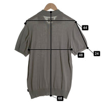 CORE FIGHTER コアファイター コットン アクリル 半袖ニットシャツ グレー Size L 福生店