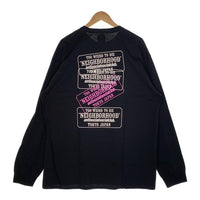 NEIGHBORHOOD ネイバーフッド 24SS Anti Social Social Club アンチソーシャルソーシャルクラブ プリント ロングスリーブTシャツ ブラック 241GEASN-LTM01S Size XXL 福生店