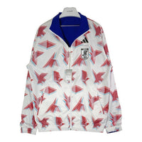 adidas アディダス 日本代表アンセムジャケット 2022 リバーシブル ブルー size2XL 瑞穂店
