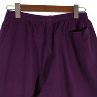 80's STUSSY ステューシー コットン イージーショーツ ハーフパンツ パープル USA製 Size XL 福生店