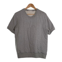 DISCOVERED ディスカバード キルティング 半袖スウェットトレーナー グレー DC-AW13-CU-04 Size 2 福生店