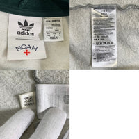 adidas アディダス 21AW NOAH ノア Striped Hoody ストライプフーディ プルオーバースウェットパーカー グレー グリーン HC4305 Size 2XO 福生店
