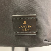 LANVIN en Bleu ランバンオンブルー トロカデロ リボン リュックサック ブラック 瑞穂店