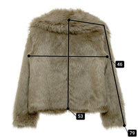 BANANAREPUBLIC バナナリパブリック FAUX FUR SHORT JACKET ファージャケット ブラウン sizeS 瑞穂店