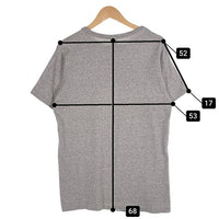 80's Champion チャンピオン Late Night ラバープリント Tシャツ グレー 霜降り USA製 トリコプリント Size L 福生店