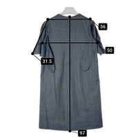 DAMA collection ダーマコレクション パフスリーブ ワンピース グレー 9号 瑞穂店