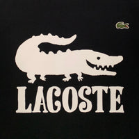 LACOSTE ラコステ 24SS ONE PIECE ワンピース ワニロゴ Tシャツ ブラック Size 6 (XL) 福生店