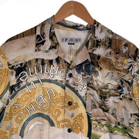 BAL ORIGINAL バル オリジナル フォトコラージュ 半袖 オープンカラーシャツ マルチ Size M 福生店