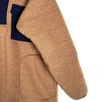 90's Pen Field ペンフィールド パイルフリース プルオーバージャケット ハーフジップ オレンジ ネイビー USA製 Size L 福生店