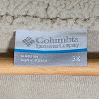 Columbia コロンビア マウンテンサイドヘビーウェイトフリースジャケット クリーム 1278-3355 Size 3X 福生店