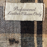 The Lether Shop Sears ザ・レザーショップ シアーズ レザージップアップ ジャケット ブラウン size44※右袖口破れ有り 瑞穂店