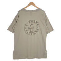 90`s Foo Fighters Roswell Records Alien Glow-In-The-Dark フーファイターズ ロズウェル レコーズ エイリアン グロウインザダーク半袖 Tシャツ ベージュ Size XL 福生店