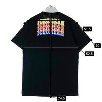 ICE CREAM アイスクリーム カップアイス ガール プリント Tシャツ ブラック sizeL 瑞穂店