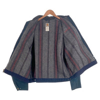 90's Carhartt カーハート ダック デトロイトジャケット ネイビー 刺繡 ブランケットライナー J01 Size 52 福生店