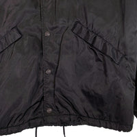 HYSTERIC GLAMOUR ヒステリックグラマー 17AW RX ナイロンコーチジャケット ブラック スナップボタン プリント 02173AB22 Size L 福生店