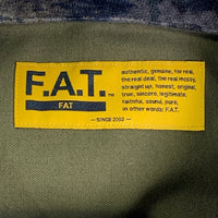 F.A.T. エフエーティー VETANICAL ボタニカルプリント コーデュロイシャツジャケット カバーオール オリーブ Size FAT 福生店