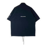 NEW BALANCE ニューバランス JMTL0812 半袖 コーチジャケット ブラック sizeL※襟汚れあり 瑞穂店