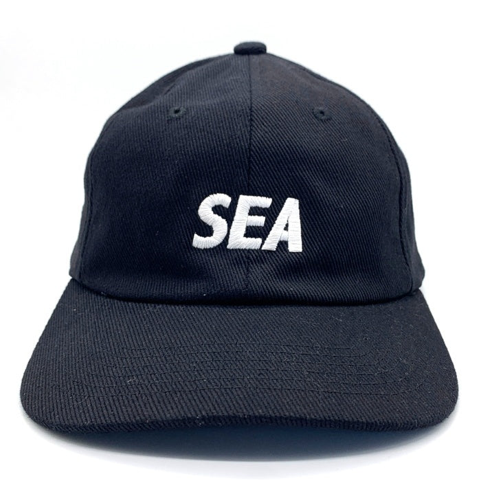 WIND AND SEA ウィンダンシー ロゴ刺繡 6パネルキャップ ブラック 福生