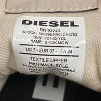 DIESEL ディーゼル S-yuk Mc スニーカー ブラック イエロー size24cm 瑞穂店