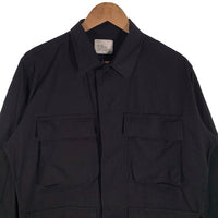 90's U.S.ARMY 米陸軍 BDU ミリタリー ファティーグジャケット ナイロン コットン リップストップ ブラック 8415-01-422-1991 97年会計 Size S-S 福生店