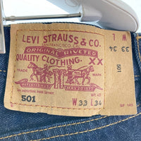 Levi's リーバイス 501 ユーロリーバイス ボタン裏T01 00年 デニムパンツ インディゴ size33 瑞穂店