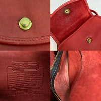 OLD COACH オールドコーチ ショルダーバッグ USA製 ドイツホック レッド 瑞穂店