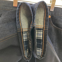 COMME des GARCONS HOMME コムデギャルソンオム HN-P017 AD2014 ドッキングデニムパンツ ネイビー sizeXS 瑞穂店