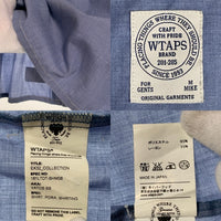 WTAPS ダブルタップス 16SS VATOS S/S SHIRT シャンブレーシャツ 半袖 ブルー 161LTDT-SHM06 Size M 福生店