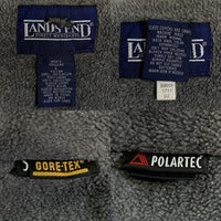 90's LANDS'END ランズエンド ナイロン ウォームアップジャケット レッド ゴアテックス ポーラテック Size L 福生店
