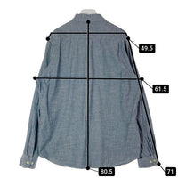 DENIM&SUPPLY RALPH LAUREN デニムアンドサプライ ラルフローレン シャンブレー ワークシャツ インディゴ sizeXL 瑞穂店