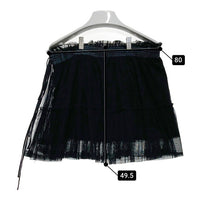 DIESEL ディーゼル フリル デニム切替 ミニスカート ブラック sizeS 瑞穂店