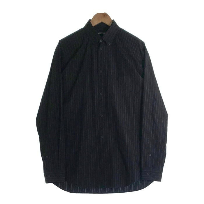 BALENCIAGA バレンシアガ バックロゴ ストライプオーバーシャツ