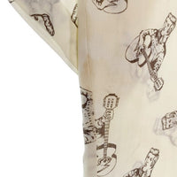 US古着 70's Elvis Presley エルヴィスプレスリー 半袖シャツ 総柄 フルーツオブザルーム Size L 福生店