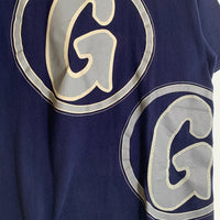 90's GOODENOUGH グッドイナフ サークルG 半袖 Tシャツ ネイビー Size L 福生店