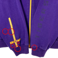 NIKE ナイキ LSU ルイジアナ州立大学 ハーフジップ スウェット パープル sizeL 瑞穂店
