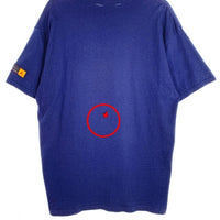 90's NIKE ナイキ ワンポイントジャンプマン刺繡 Tシャツ ジョーダン ネイビー USA製 Size L 福生店