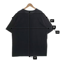 LOS ANGELS APPALEL ロサンゼルスアパレル SSZ エスエスズィー A.H エーエイチ 8.5 OUNCE 半袖 Tシャツ SSZ メモ帳タグ AH刺繡 ブラック USA製 Size 2XL 福生店