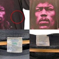 90`s JIMI HENDRIX ジミ・ヘンドリックス 半袖 Tシャツ ブラック Size XL 福生店