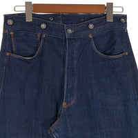 90's Levi's リーバイス 1873 XX waist overall 125周年 復刻 赤耳 ボタン裏555 デニムパンツ インディゴ 125-0024 USA製 Size W33 L36 福生店