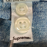 SUPREME シュプリーム 20AW Classic Logo Denim Shirt クラシックロゴ デニムシャツ ボタンダウン インディゴ SizeM 瑞穂店