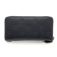 COACH コーチ CW296 スター型押し ラウンドファスナーレザーウォレット ブラック 福生店