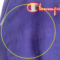 90's Champion チャンピオン REVERSE WEAVE リバースウィーブ クルーネック スウェット パープル USA製 Size X-LARGE 福生店