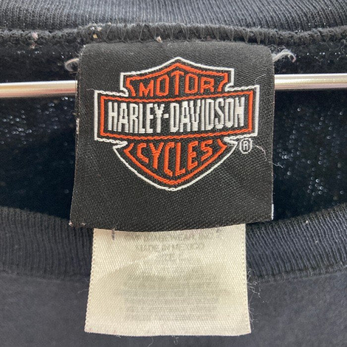 HARLEY DAVIDSON ハーレーダビッドソン スウェット トレーナー プリント ブラック Size L 瑞穂店