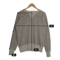 WAREHOUSE ウエアハウス 467 DOUBLE V CREW NECK SWEAT 両V クルーネックスウェットトレーナー グレー Size 40 福生店