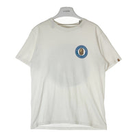 A BATHING APE アベイシングエイプ サル サークルプリント Tシャツ ホワイト sizeM 瑞穂店