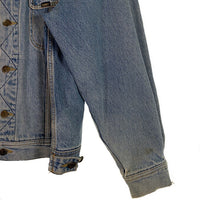 90's Lee リー デニムジャケット インディゴ レザーパッチ Size L 相当 福生店