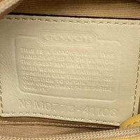 COACH コーチ 41103 フラワーモチーフ シグネチャー アクセサリーポーチ ベージュ 瑞穂店